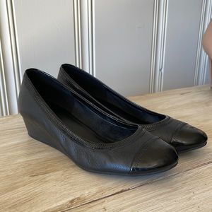 Cole Haan black wedges
